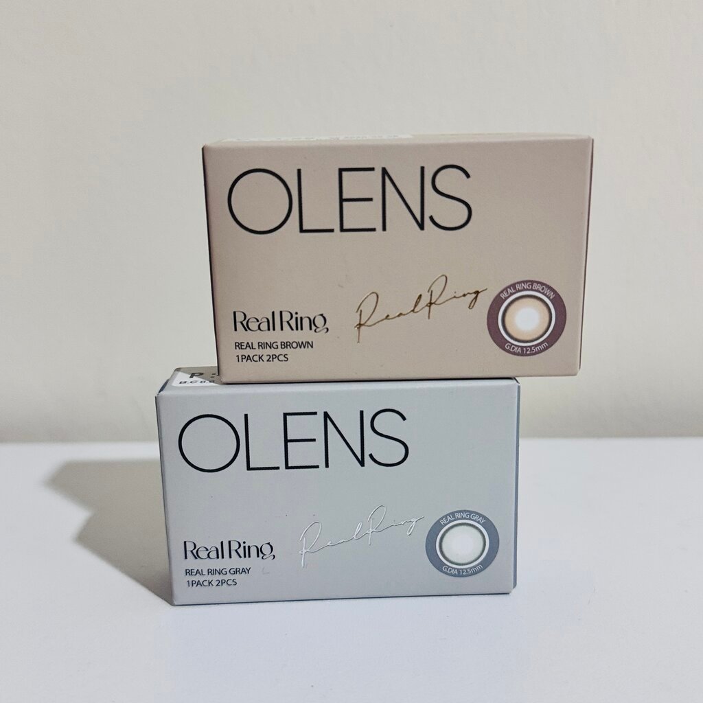 [รายเดือน/รายวัน] Olens รุ่น Real Ring สี Brown/Gray คอนแทคเลนส์