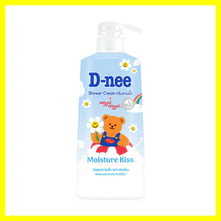 D-Nee Moisture Kiss Shower Cream 450ml ครีมอาบน้ำ ดีนี่ เผยผิวนุ่มชุ่มชื้น อิ่มน้ำ กลิ่นหอมละมุนยาวนาน.