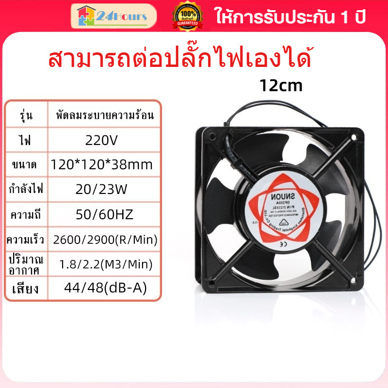 พัดลมตู้ Rack / พัดลมตู้ฟักไข่ รุ่น XH-W3001 มีทั้งแบบ DC 12V และ AC 220-240V อุปกรณ์ระบายความร้อน DIY ต่อปลั๊กเอง