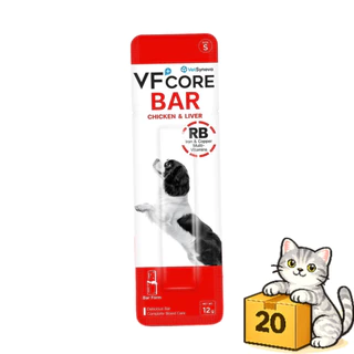 ( ยกกล่อง 20 ซอง ) VFcore BAR วีเอฟคอร์ บาร์ วิตามินบาร์สุนัข ขนมสุนัข สำหรับสุนัข ขนมหมา ขนาด 12g