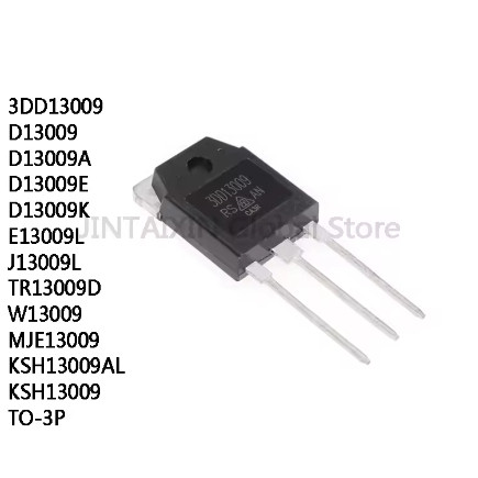 5 ชิ้น 3DD13009 D13009 D13009A D13009E D13009K E13009L J13009L TR13009D W13009 MJE13009 KSH13009 W-3