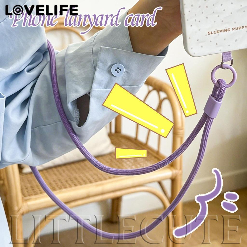 [AUTO&3C] สายคล้องคอโทรศัพท์มือถือแบบปรับได้พร้อม Tether Tab สมาร์ทโฟนสากลคลิปสายไฟแขวนโซ่เสน่ห์ / ราคาดี