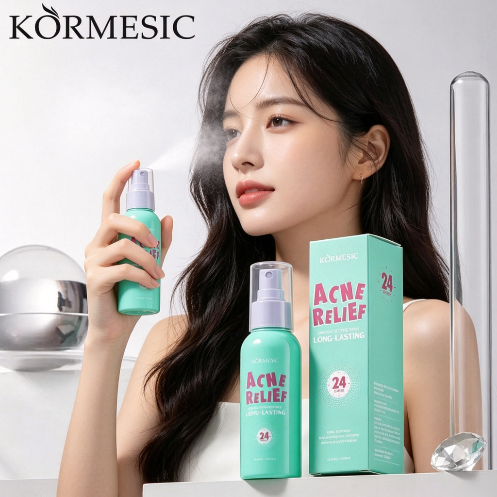 KVK-shop :สเปรย์แต่งหน้า สเปรย์เซ็ตหน้า สเปรย์ล็อคเครื่องสำอาง ติดทนนาน 12 ชั่วโมง กันน้ํา ควบคุมความมัน 60ml-M4508