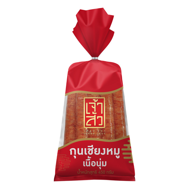 เจ้าสัว กุนเชียงหมูเชือกแดง 450 ก. (CHAO SUA Pork Chinese Sausage 450 g)