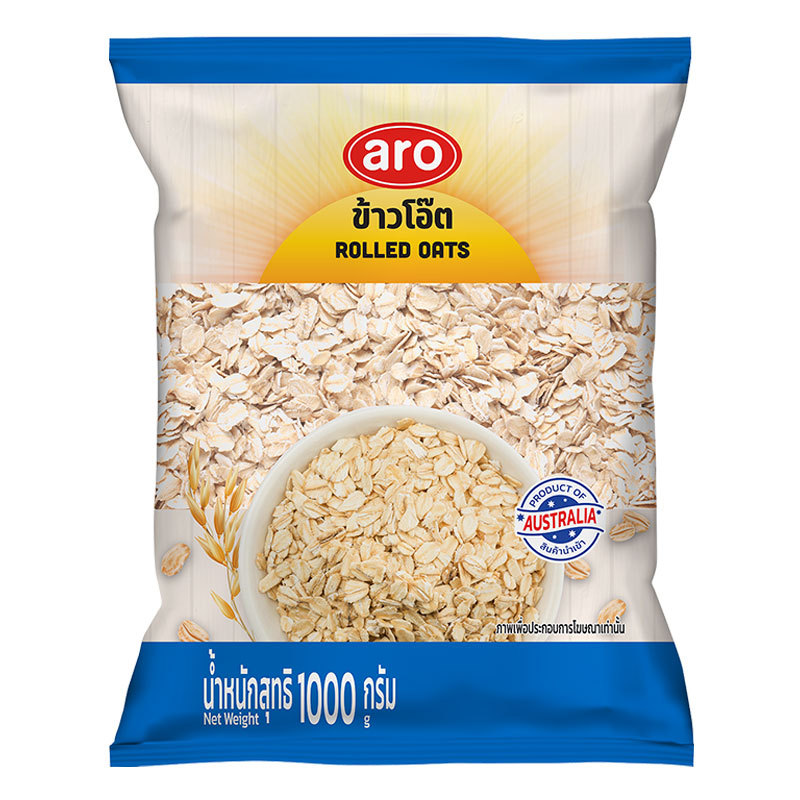 เอโร่ ซีเรียล ข้าวโอ๊ต 1 กก. (ARO Cereal Oats 1 kg)