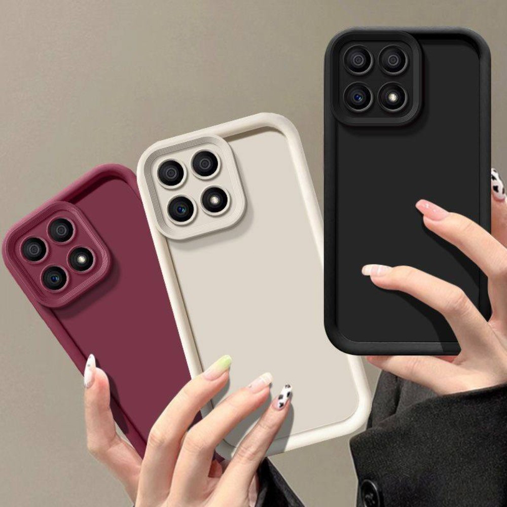 สําหรับ Honor X7c x7d เคสโทรศัพท์ Honor 200Smart กรณี Honor x7c เคสโทรศัพท์กันกระแทกสีทึบปลอกซิลิโคน
