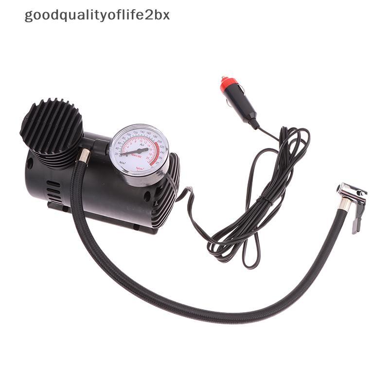 [ใหม่] แบบพกพา 12V 300psi Mini Airpressor ปั๊มยาง Tyre Inflator 15LPM Quily Inflatable รถ Tyre Inflator ชุดปั๊มอัตโนมัติ [TH]