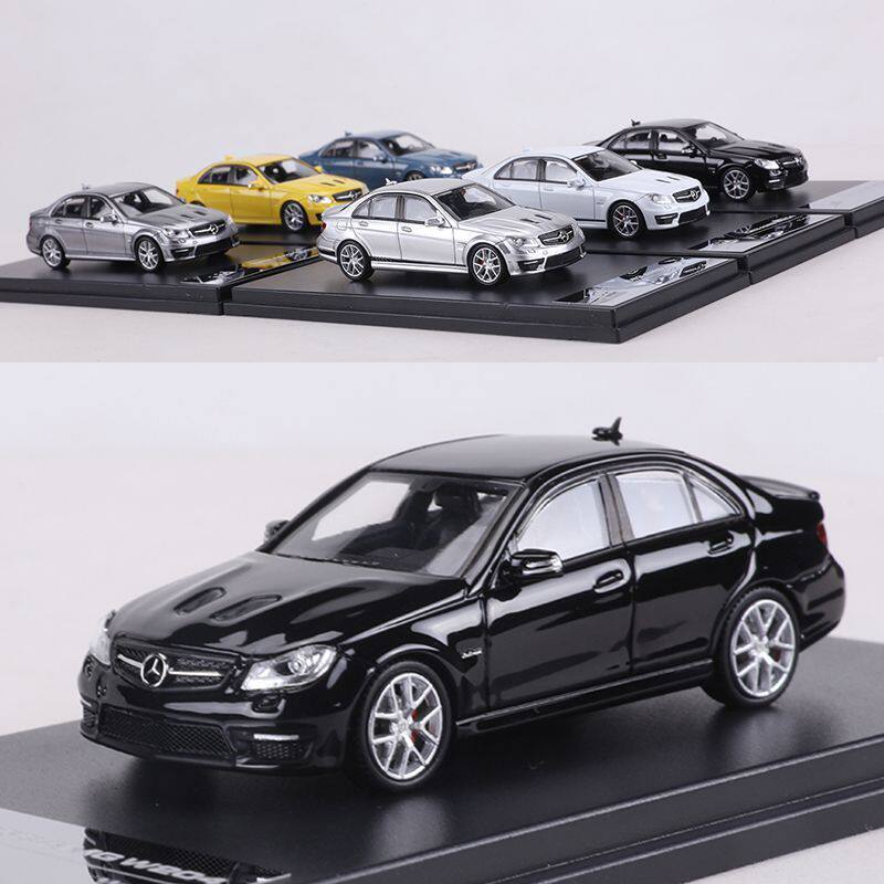 KING MODEL 1: 64 Mercedes-Benz C63 AMG W204 รถจําลองรถรุ่นของขวัญวันเกิด