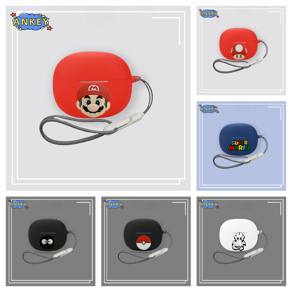 Case For Edifier NeoBuds Pro 3 Earphone Earphone Silicone Case Earbuds Cartoon Protective Headphone Cover Headset Skin with Pendant