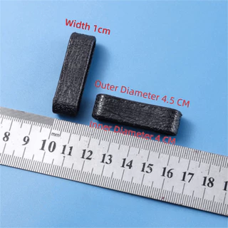 MELODYGOODS ที่วางห่วงเข็มขัด, หนัง TPU Universal 40 มม.เข็มขัด Keeper Loops, ทนทานที่ละเอียดอ่อน DIY End Retainer แหวนสําหรับ 30-38 มม.เข็มขัด