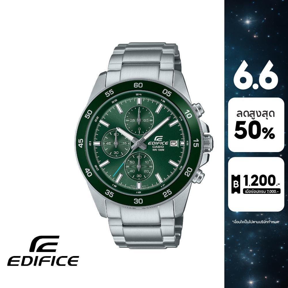 CASIO นาฬิกาข้อมือผู้ชาย EDIFICE รุ่น EFR-526D-3AVUDF วัสดุสเตนเลสสตีล สีเขียว