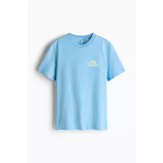H&M(เอชแอนด์เอ็ม) เสื้อยืดผ้าฝ้ายพิมพ์ลาย ผู้หญิง 1344307_2