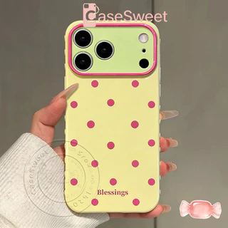 กรอบเป็นรูปหัวใจของเคสมือถือ เคสไอโฟน17 สำหรับ IPhone 16 7 8 15 Plus XR X XS Max Air 12 15 11 13 14 Pro