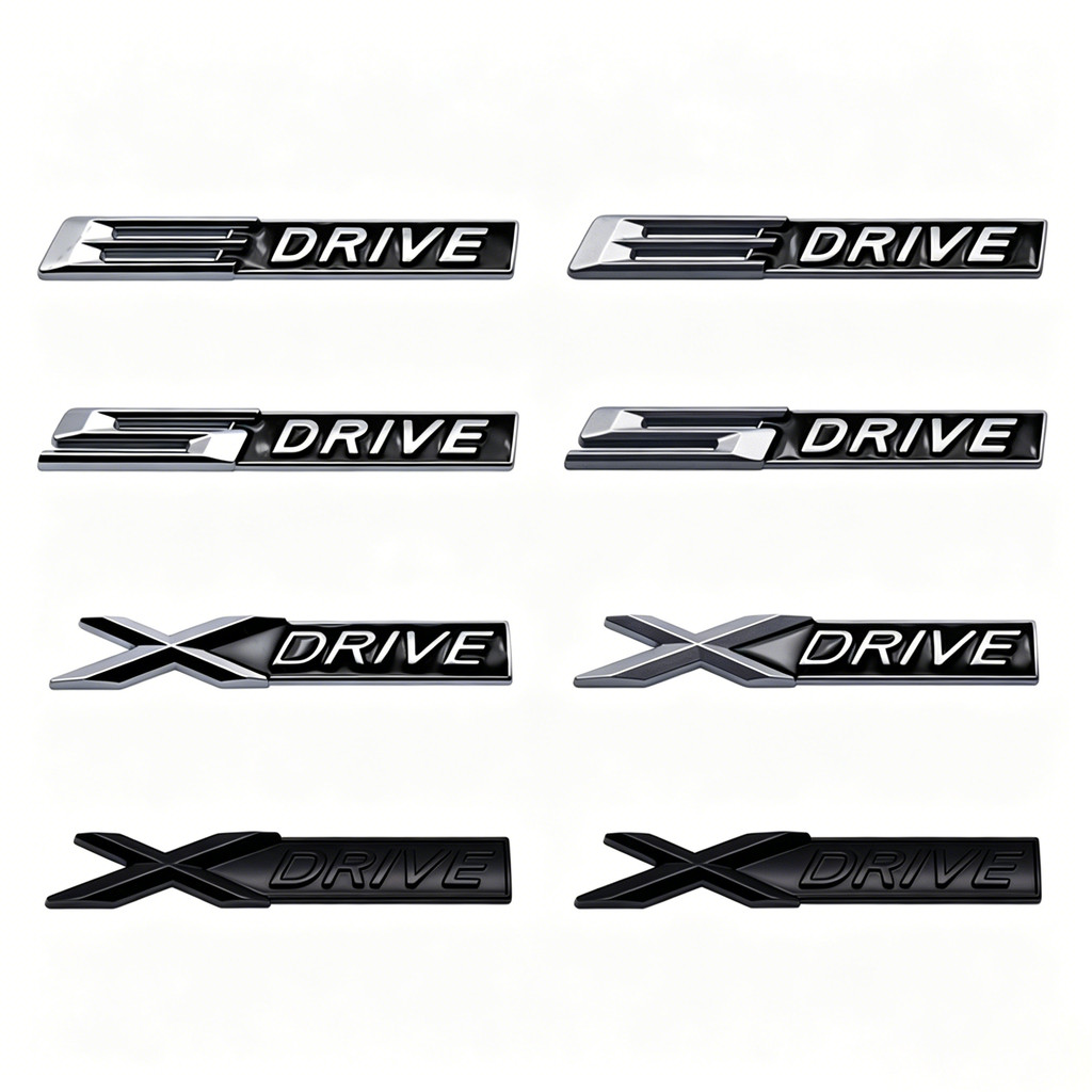 เหมาะสําหรับ BMW xdrive Logo Tail Logo โลโก้ขับเคลื่อนสี่ล้อ XDRIVE Labeling BMW New 3 Series 5 Seri