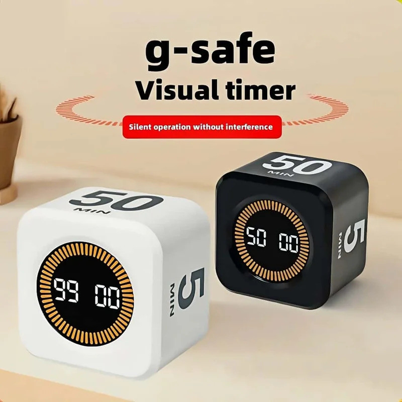 ที่ขายดีที่สุดสมาร์ท Pomodoro Timer–kitchen Timer, Pomodoro Study Timer, Mini Magnetic Time Management Tool,สําหรับออกกําลังกายและFocus Digital Timer