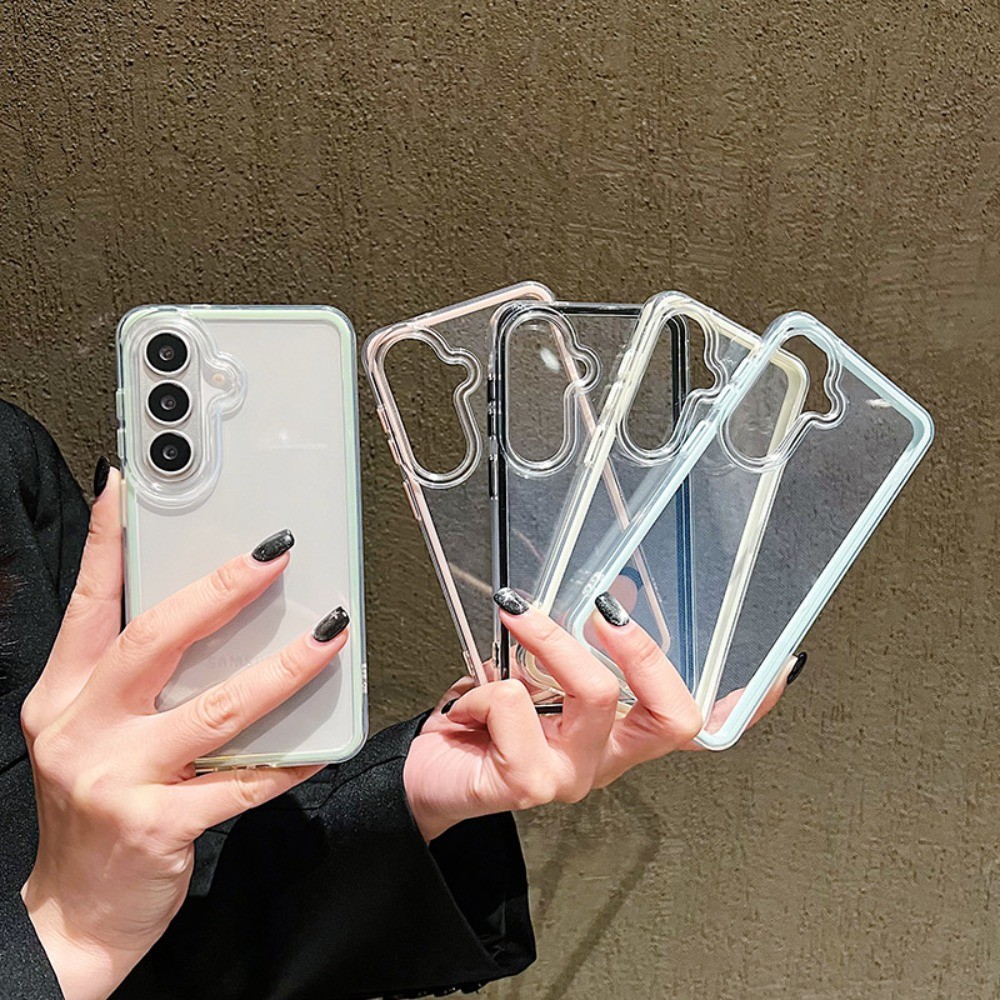 หรูหราสีลูกกวาดกรอบใสกลับเคสโทรศัพท์สําหรับ Honor GT Pro Power2 Win 30 8X X60 Pro X60 GT 50 60 70 20