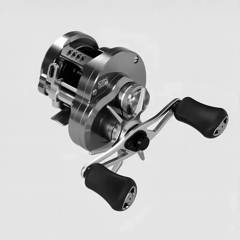 อุตสาหกรรมมาใหม่ DK150 ลาก 7 กก. 12 + 1BB Trolling ตกปลา Reels Deep Sea Fishing Reels Trolling Reels