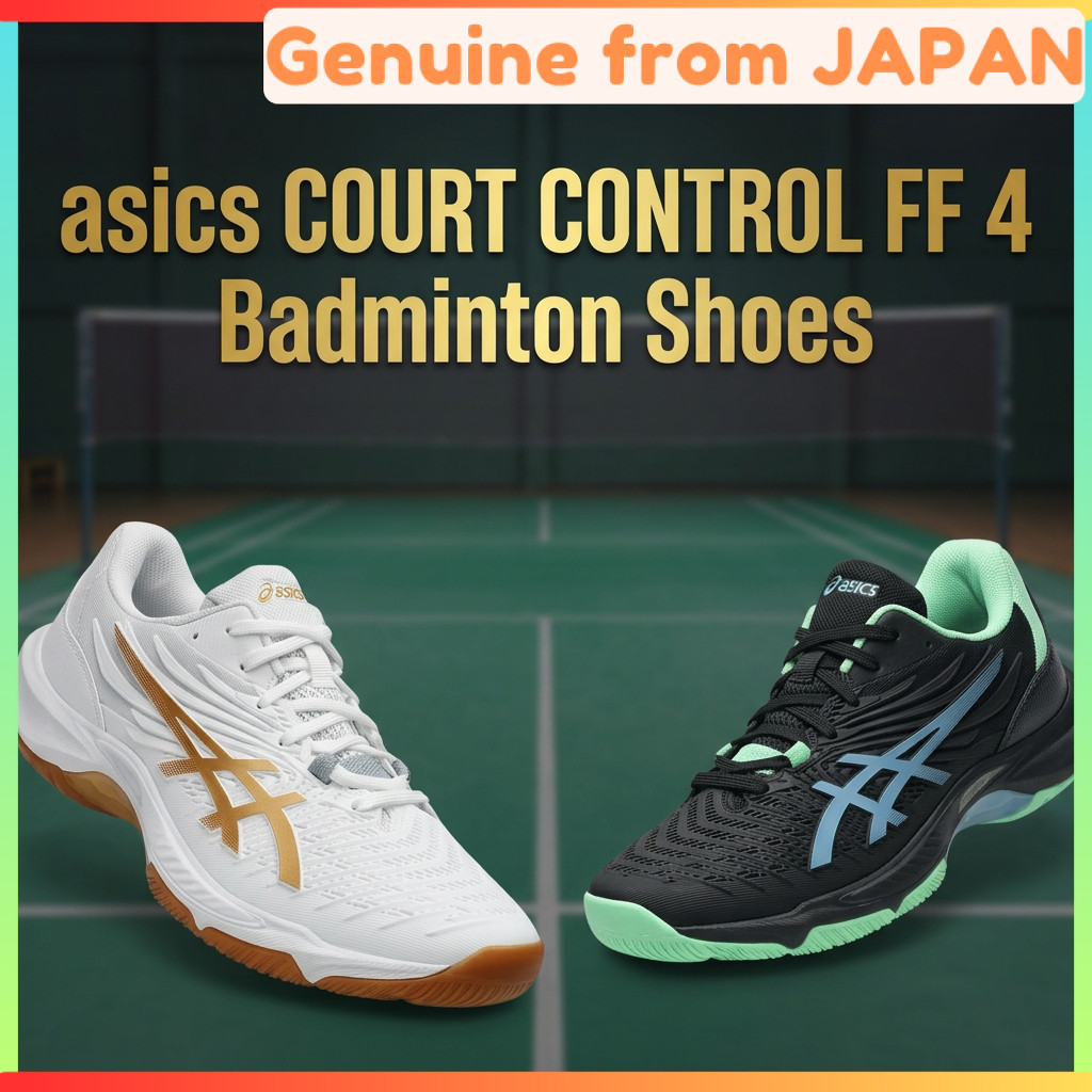 asics COURT CONTROL FF 4 Badminton Shoes High Stability Elite Unisex Indoor Court Shoes