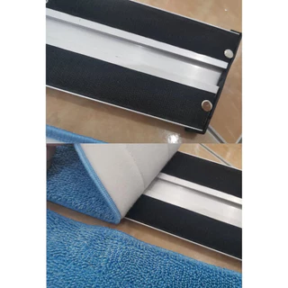 Microfiber mop ไม้ม็อบไมโครไฟเบอร์18นิ้ว ด้ามอลูมิเนียม แถมผ้าม็อบ1ผืน สีน้ำเงินคุณภาพดี