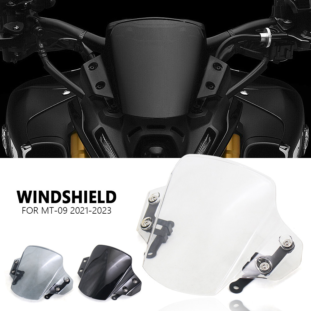 MA3 colors Motorcycle Accessories Windshield Wind Deflector Windscreen 2021 2022 2023 For Yamaha MT0