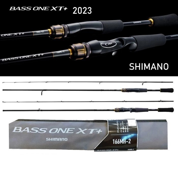 SHIMANO BASS ONE XT+ ปี2023 คันเบ็ดเหยื่อปลอม Shimano ของแท้ เบท/สปิน