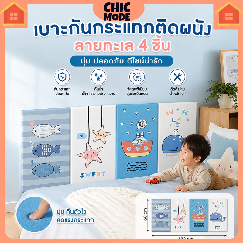 วอลเปเปอร์โฟมกันกระแทก 3D