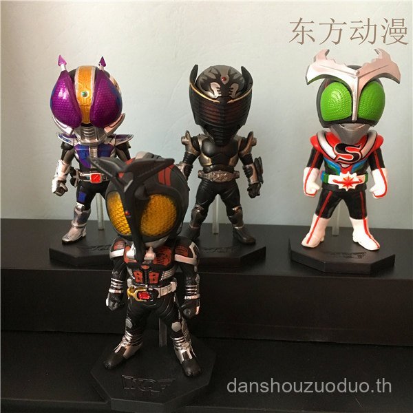 ขายร้อน 2025 สินค้าจํานวนมาก Kamen Rider Masked Superman Dragon Rider ตุ๊กตา WCF กลุ่มยืนทิวทัศน์ตกแ
