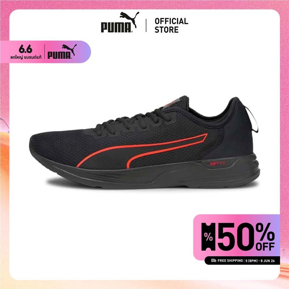 PUMA RUNNING - รองเท้าวิ่ง Accent สีดำ  19551502