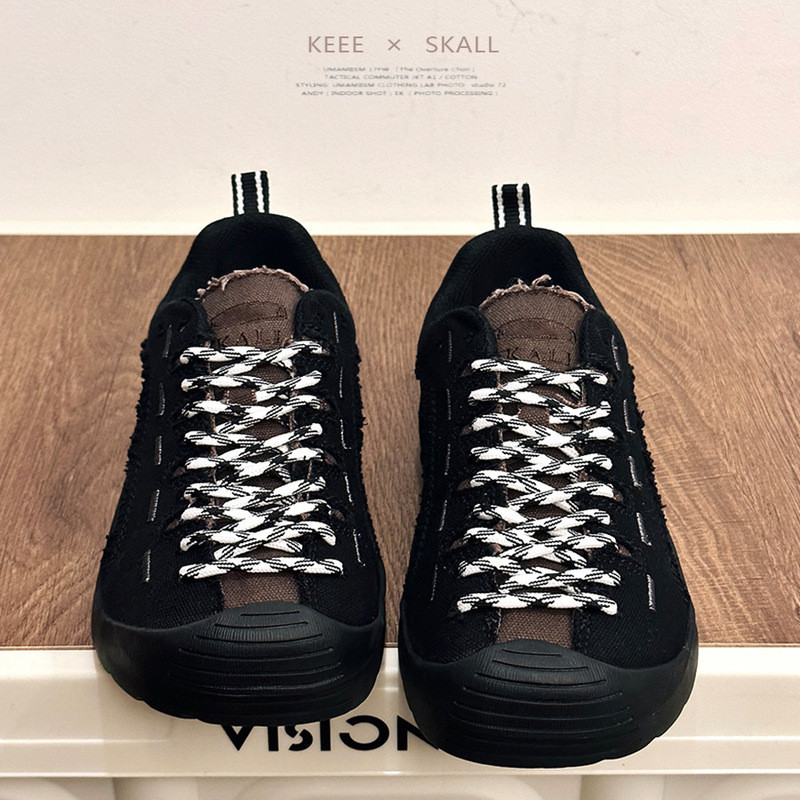[ขายร้อน] Koen Canvas Tassel Outdoor Camping Hiking Shoes