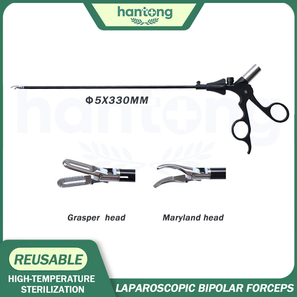 ทางการแพทย์Reusable Laparoscopic Bipolar Maryland Forceps Electrocoagulation Forceps Bipolar Grasper