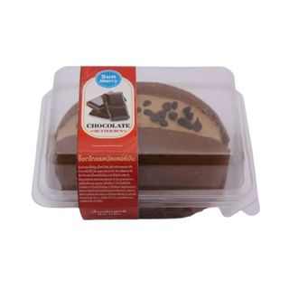 ซันเมอรี่ ขนมปังครีมช็อกโกแลต Sun Merry Chocolate Butter Bun 80g.