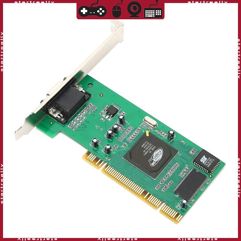 ST VGA การ์ด ATI Rage XL 8MB PCI VGA กราฟิกการ์ด Multi-Display การ์ดรถแทรกเตอร์