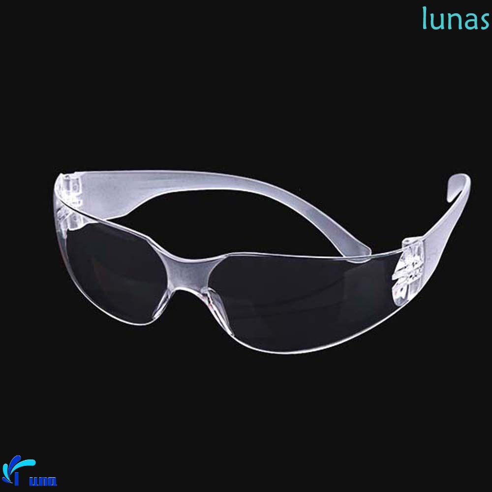 LUNASOL แว่นตานิรภัยแฟชั่น Lab Supply ป้องกันฝุ่นใสโรงงานน้ําหนักเบากันลมความปลอดภัย