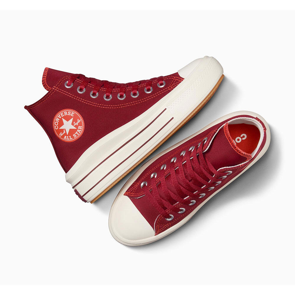 CONVERSE รองเท้า CTAS MOVE ARCHIVAL ATHLETICS HI RED รูปที่ 5