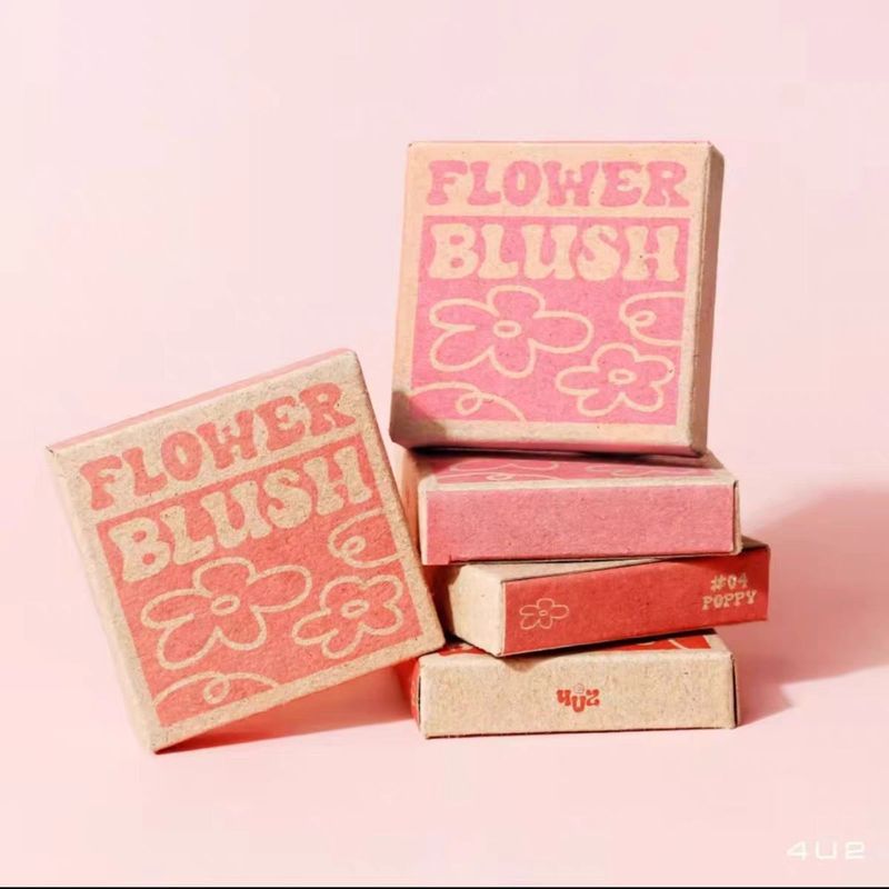 ประเทศไทย 4u2 Shining flower Blush ดอกไม้ Blush สี Rendering Long-Lasting Matte Soft Focus Single Br