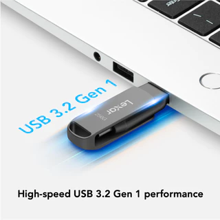 LEXAR D400 256GB Dual USB Type-C/A USB 3.1 Flash Drive 2-in-1 (แฟลชไดรฟ์ทูอินวัน) : LXR-LJDD400256G