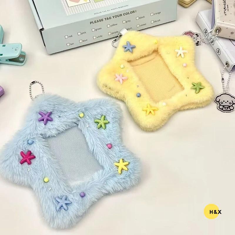 H&X Plush Holder Photo Album Case 60-100 Card Protector Bag Sleeves Cases