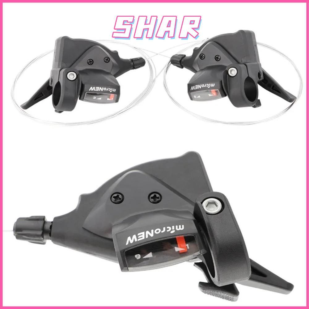 SHAR จักรยาน Shifter, ซ้ายขวา Thumb 7/8/9/10/11Speed จักรยานเสือภูเขา Shifter, ชิ้นส่วนจักรยาน Universal Shifter Lever MTB