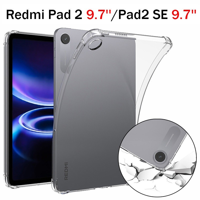 สําหรับ REDMI Pad 2 9.7 "2026 ใหม่แท็บเล็ตซิลิโคนนุ่มกันกระแทกสําหรับ Xiaomi Redmi Pad2 SE 4G Wi-Fi 9.7 นิ้ว