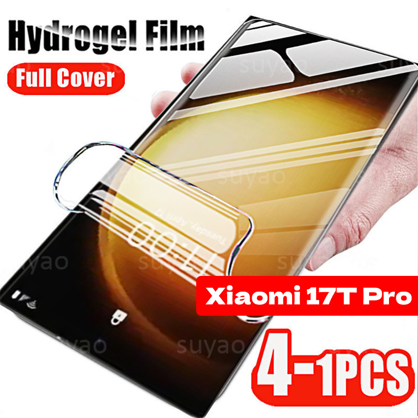 สําหรับ Xiaomi 17TPro 17T Pro 2026 ฟิล์มไฮโดรเจลด้านหน้าClear Xiaomi17TPro Xiaomi17T Mi 17 Ultraป้องกันหน้าจอนุ่มไฮดรอลิกHDนาโนเคลือบป้องกันดูคลุมทั้งหมด