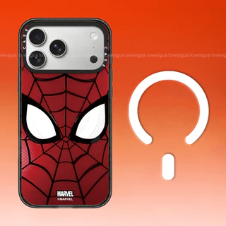 Simple Red Maskเคสโทรศัพท์แม่เหล็กสําหรับiPhone 17Pro Max 17 Air 16 Plus 15 14 13 12 Pro Maxกรณีกันกระแทกป้องกันปกหลัง