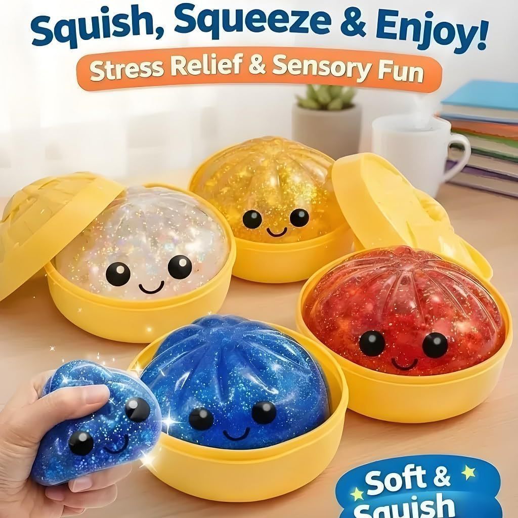 นุ่มเกี๊ยว Squishy ความเครียดลูกบอล Fidget Sensory ของเล่น Mystery เกี๊ยว Squishy Squeeze Decompression Dough ของเล่นสําหรับผู้ใหญ่ชายหญิง
