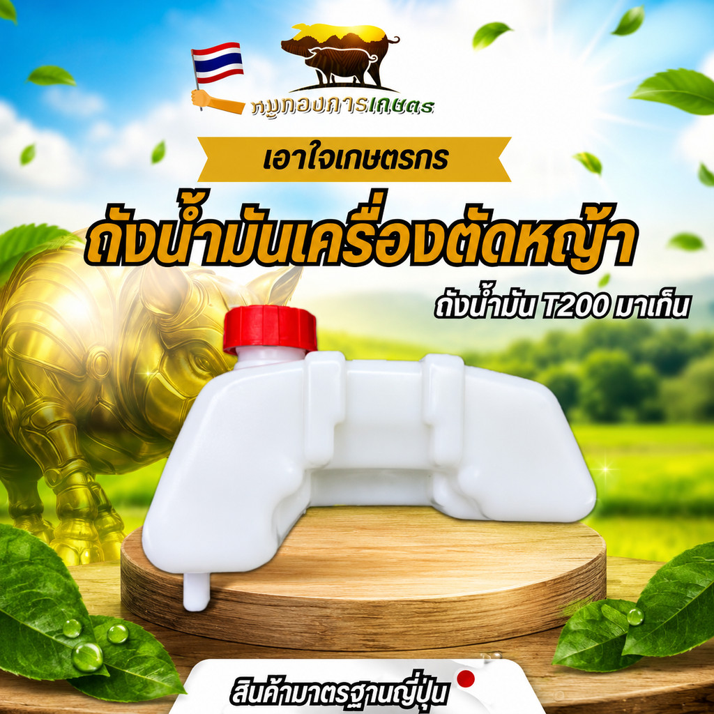 ถังน้ำมันเครื่องตัดหญ้าพร้อมฝาNB411