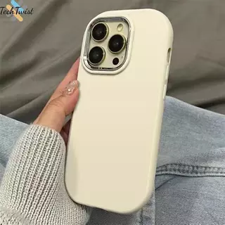 เลนส์โลหะชุบไฟฟ้า เคส for Samsung A07 A17 A55 A56 A37 A05 A05S A06 A14 A15 A16 A12 A26 A34 A35 A36 A54 หรูหรา เรียบง่าย
