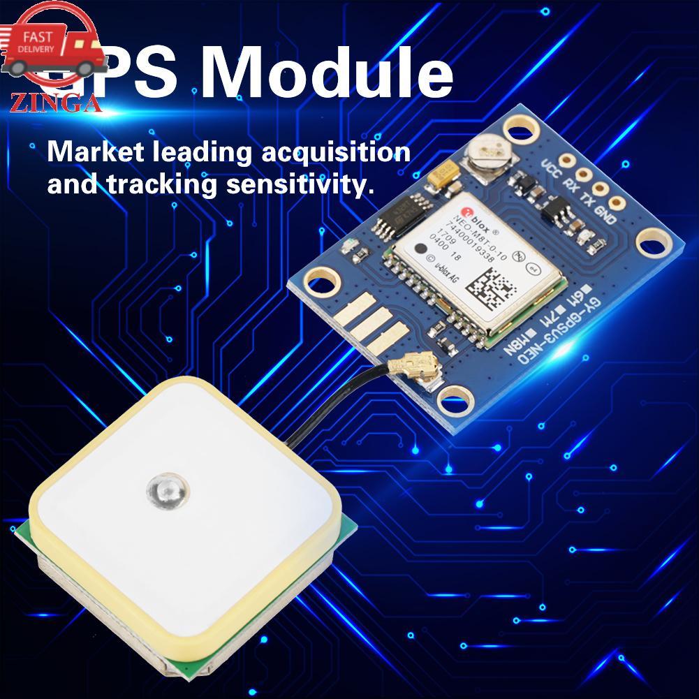 Zinga Zinga NEO M8T โมดูล GPS GLONASS เสาอากาศ GNSS พร้อมความไวชั้นนำของตลาดความแม่นยำสูงสุดสำหรับกา