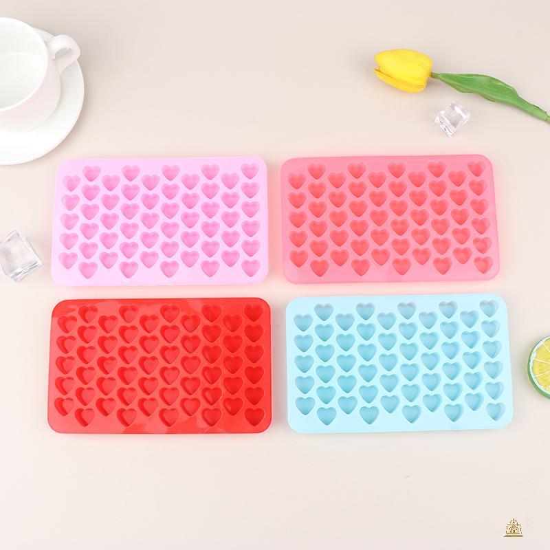 แม่พิมพ์ซิลิโคนรูปหัวใจสำหรับเทียน DIY, เค้ก, ช็อคโกแลต, ขนมอบ, ของขวัญสำหรับปาร์ตี้ในสต็อก