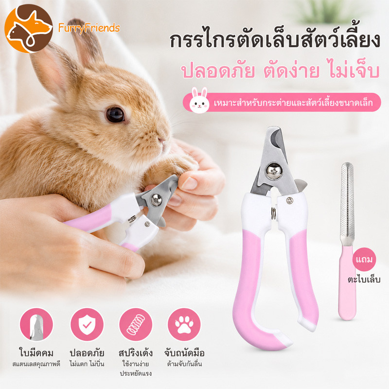 กรรไกรตัดเล็บกระต่าย การดูแลเล็บกระต่าย ใช้งานง่าย แรบบิท 2 รุ่นสำหรับทุกเพศทุกวัย คม