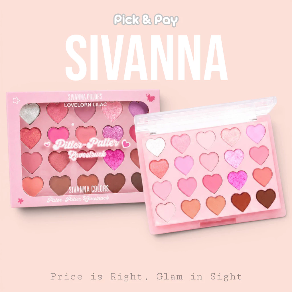 Sivanna Colors Pitter-Patter Lovestruck Palette อายแชโดว์ พาเลทท์ 20 เฉดสี (HF764)