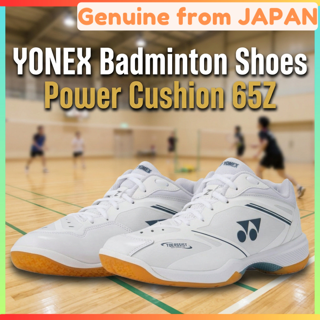 YONEX Badminton Shoes Power Cushion 65Z Wide 4E Fit Indoor Court Unisex Cleats