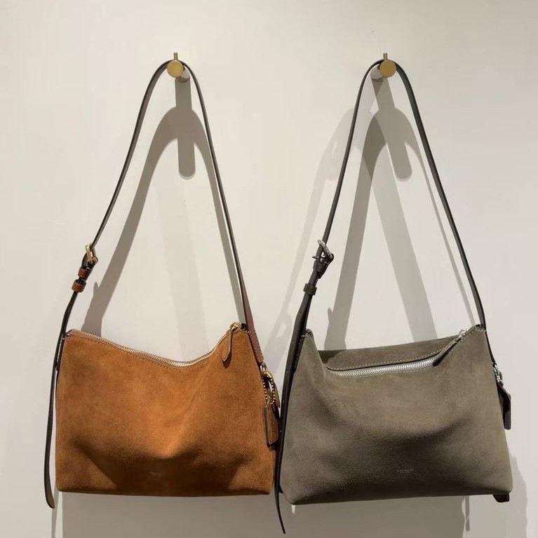 กระเป๋าผู้ชายใหม่ Suede Suede Mott No. 33 Messenger Bag Men Women Same Style One-Shoulder Crossbody 